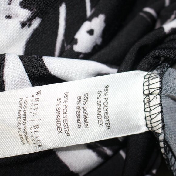 White House Black Market Floral Long Sleeve Top Women's XL - Picture 6 of 9